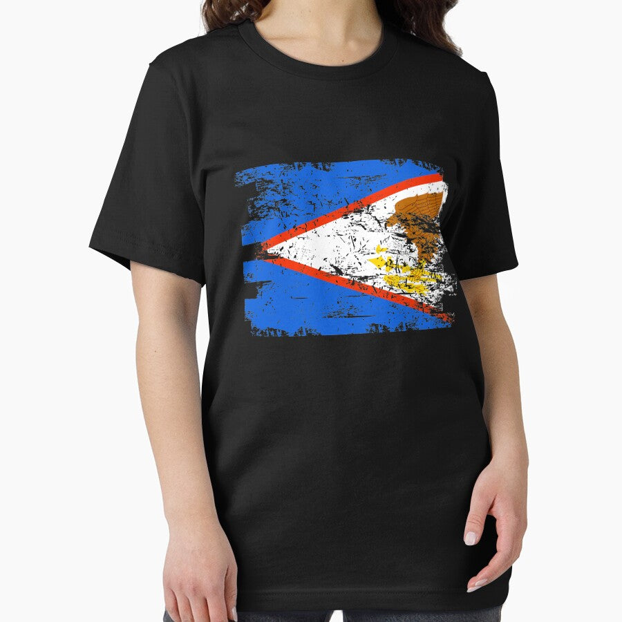 American Samoa Shirt Gift Country Flag Patriotic Travel Oceania Light by threadsmonkey