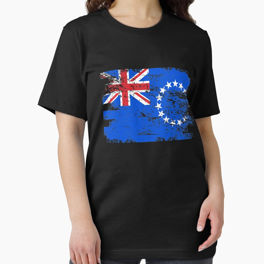 Cook Islands Shirt Gift Country Flag Patriotic Travel Oceania Light by threadsmonkey