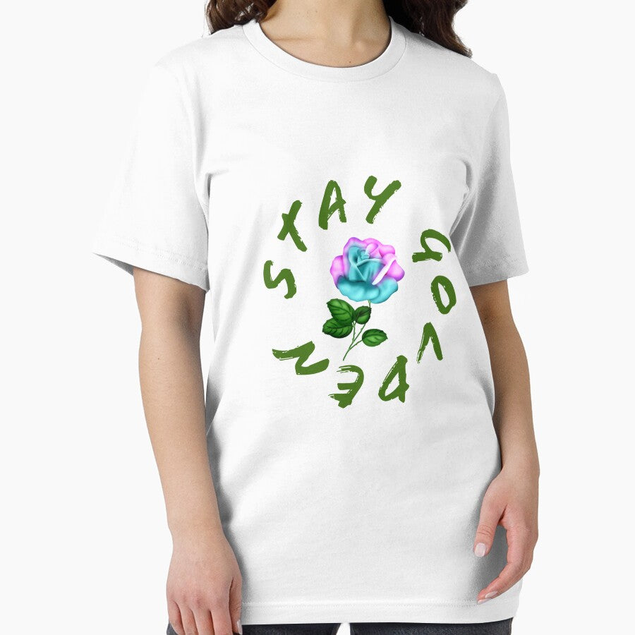 Plant Shirt Gift T-shirt for Her Shirt Tee Men Women Kids Floral Botanical Gardener Tshirt Stay Golden by mandover
