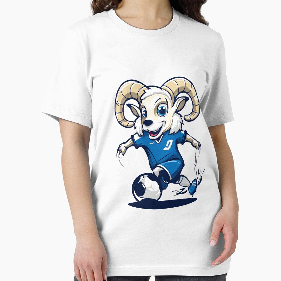 cartoon drawing of a ram mascot by Flynn411
