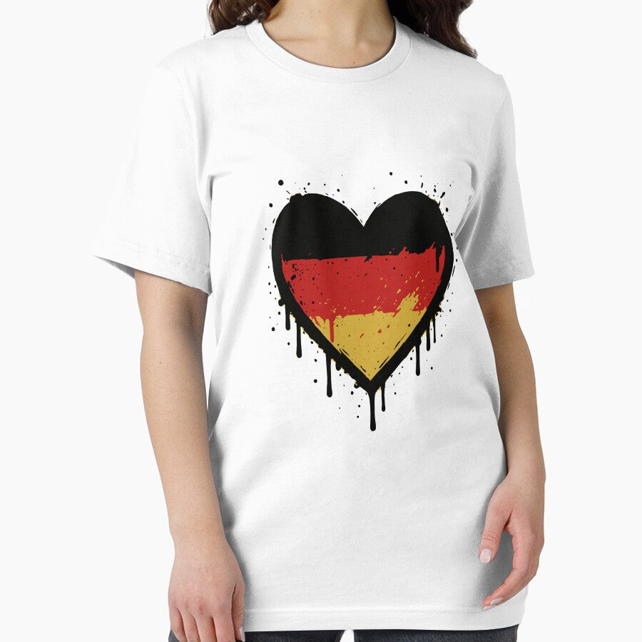 Germany Heart – Grunge Flag Design by nkhookysun