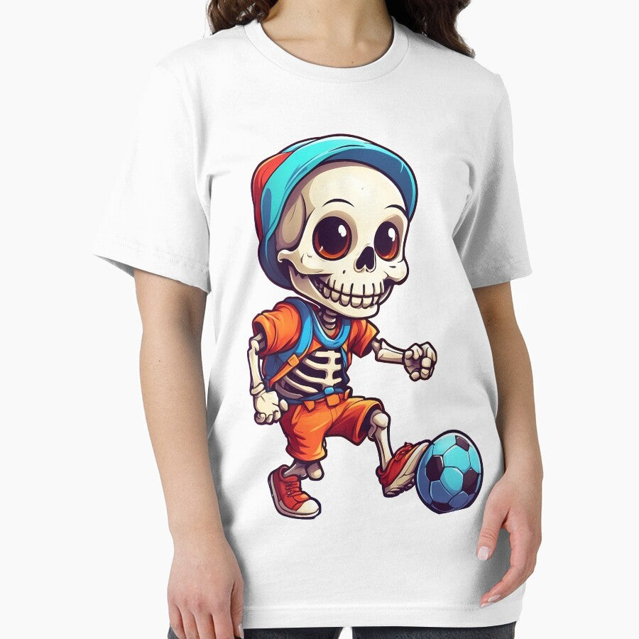 skull playing football by wplamkung
