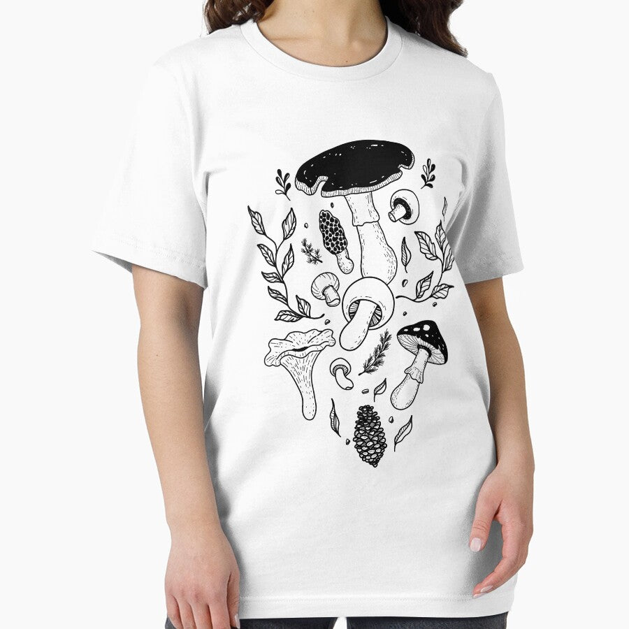 Mushrooms Floral by ethnicdrawing