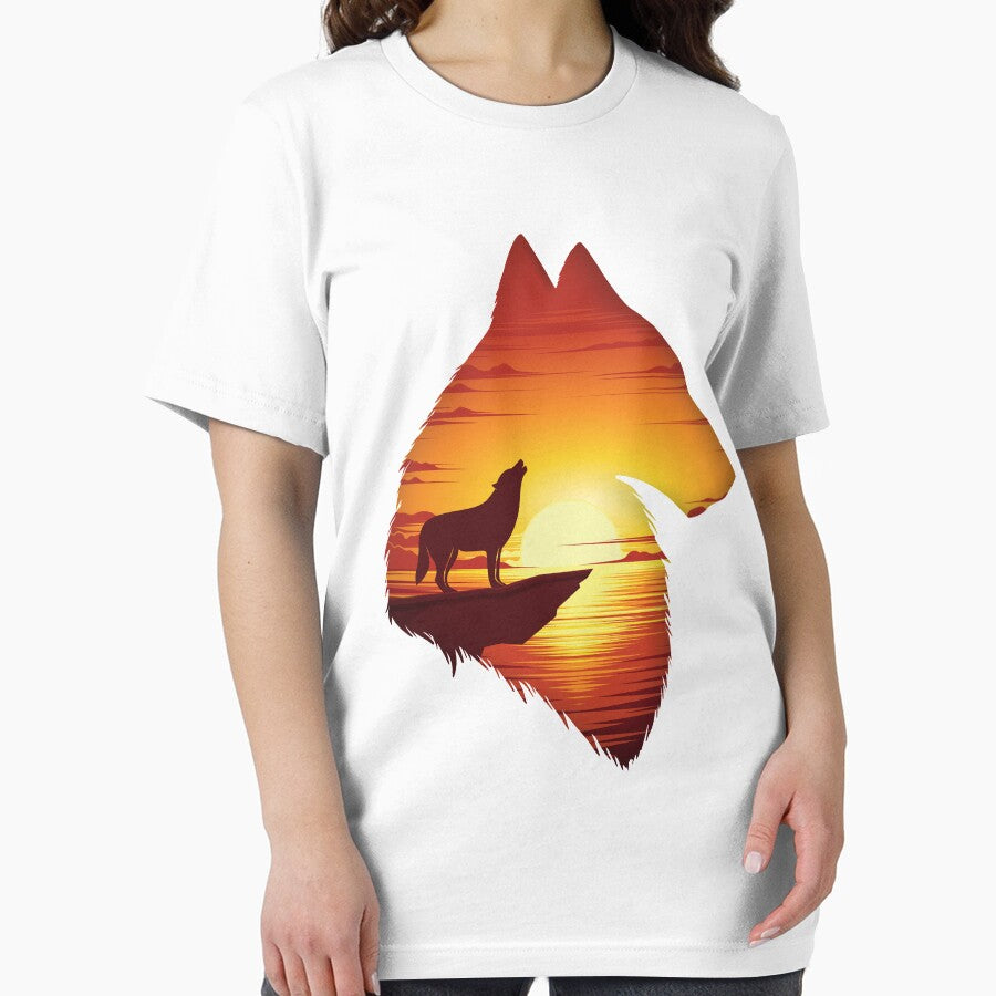 Lone wolf sunset by RAIID