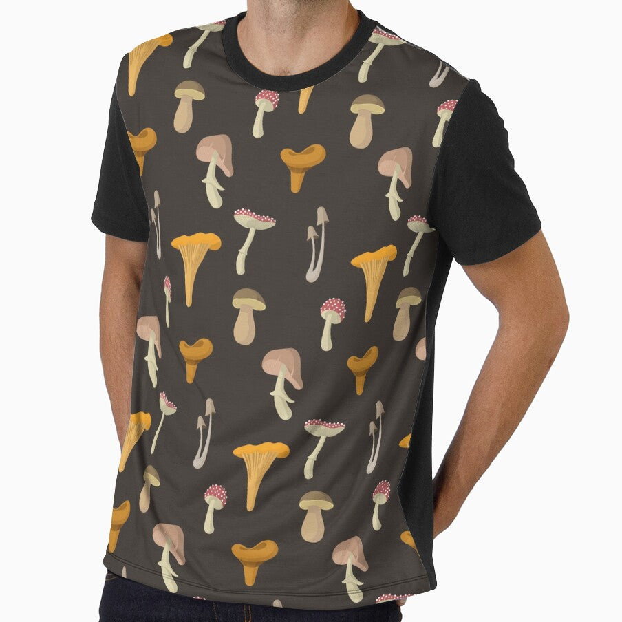 A selection of mushrooms pattern by cook-creative