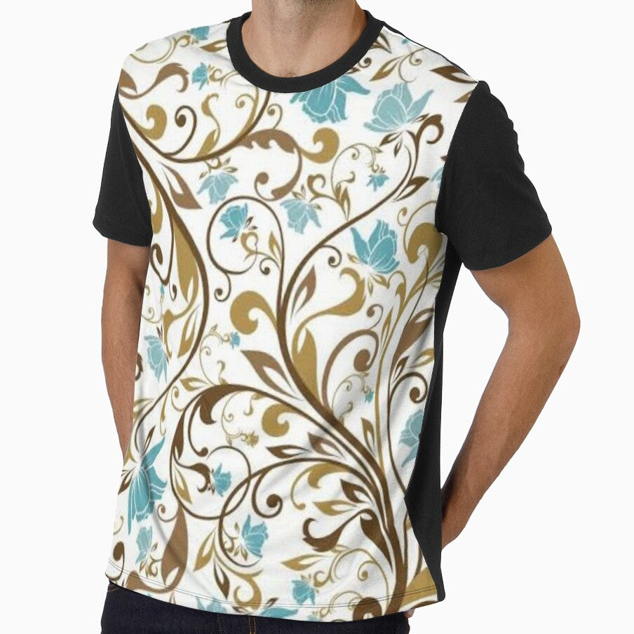 Graphic floral sticker by Fine Art California