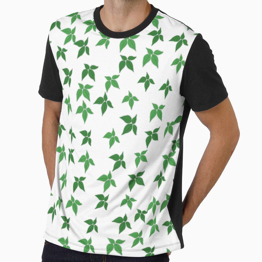 green leaf pattern by Prapan