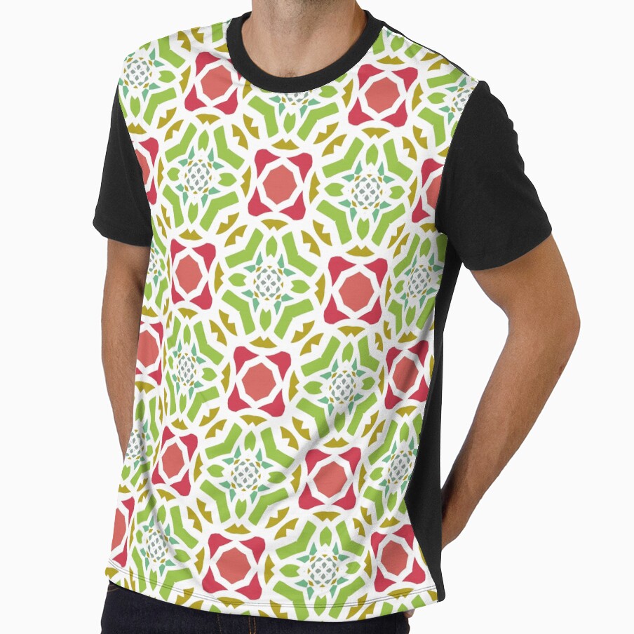 pattern shape seamless colorful repeat by Abrahamjrnd