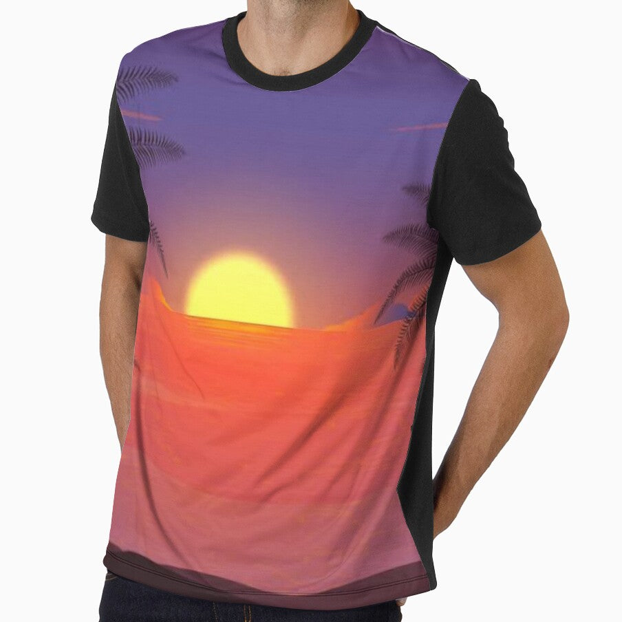 sunset sticker by Fine Art California