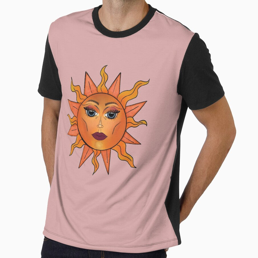 Sun with a face by AlexandraGoudy