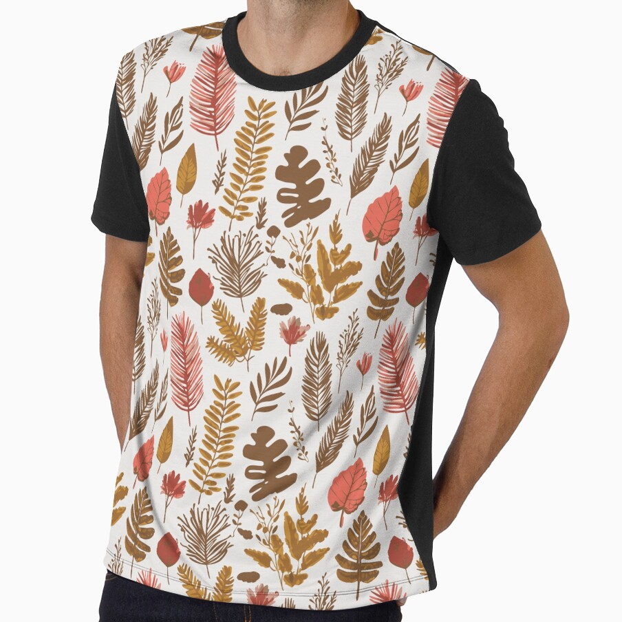warm-red floral pattern by joshua Tolliday