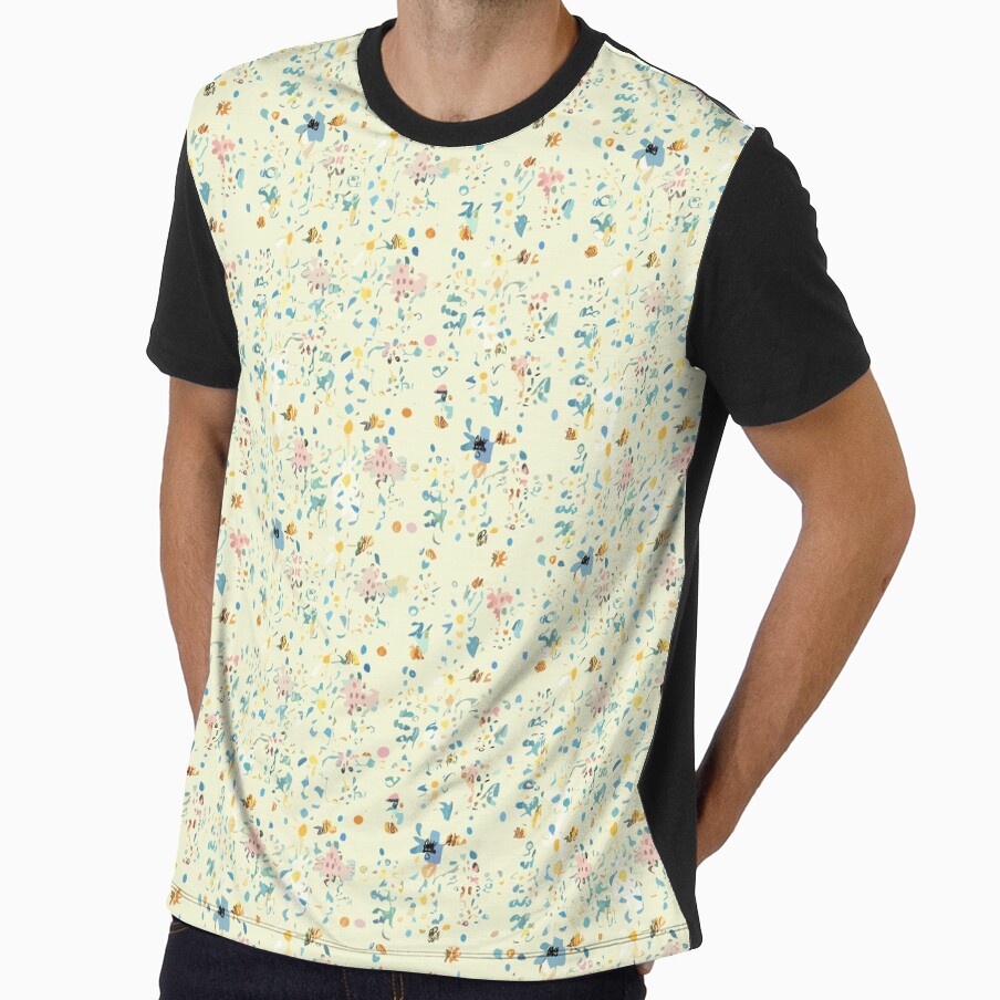 Pale Yellow Floral Pattern by SamJanner