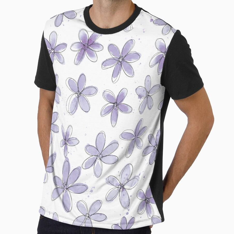 Floral Pattern #6 | Light Purple by RebeccaFlaherty