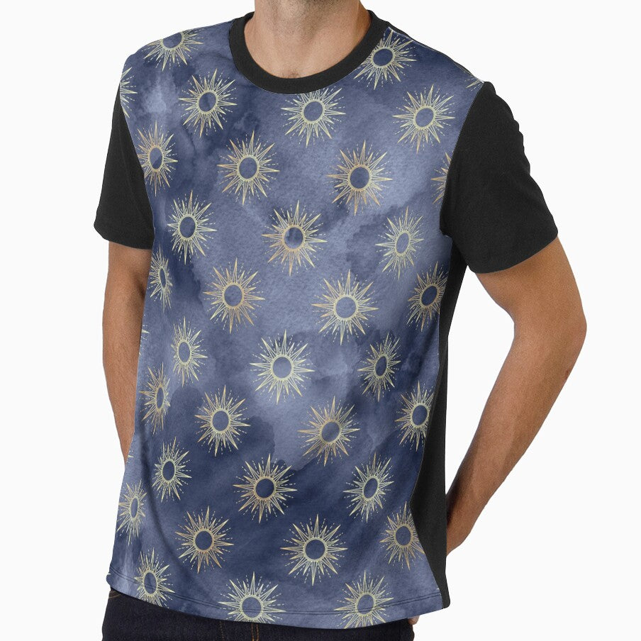 wallpaper golden sun in blue sky by Watchyyy