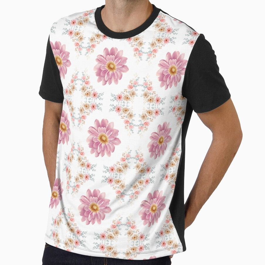 Floral Pink Pattern by Kim_Graphic-Design