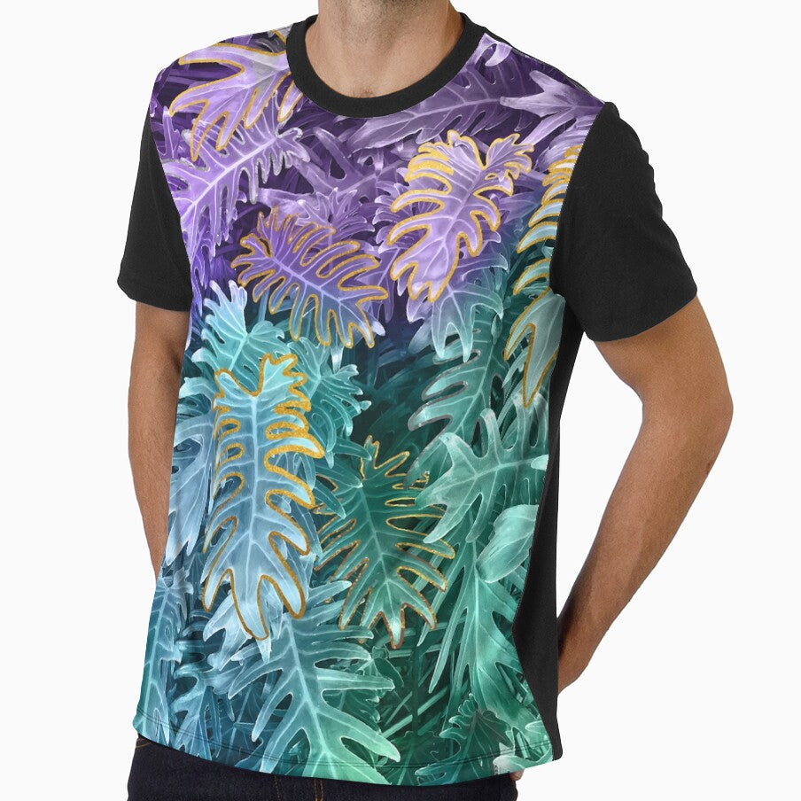 Beautiful Tropical Leaf Pattern by Annalee Beer