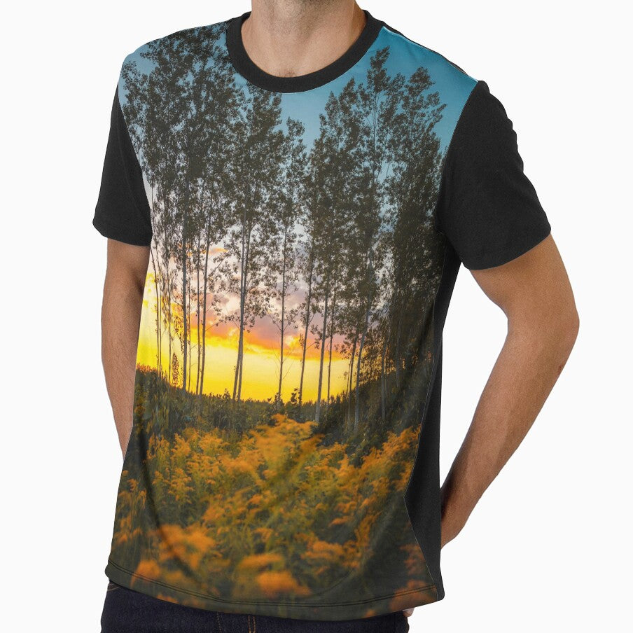 Beautiful sunset woods Reflecting serenity by DstartShop