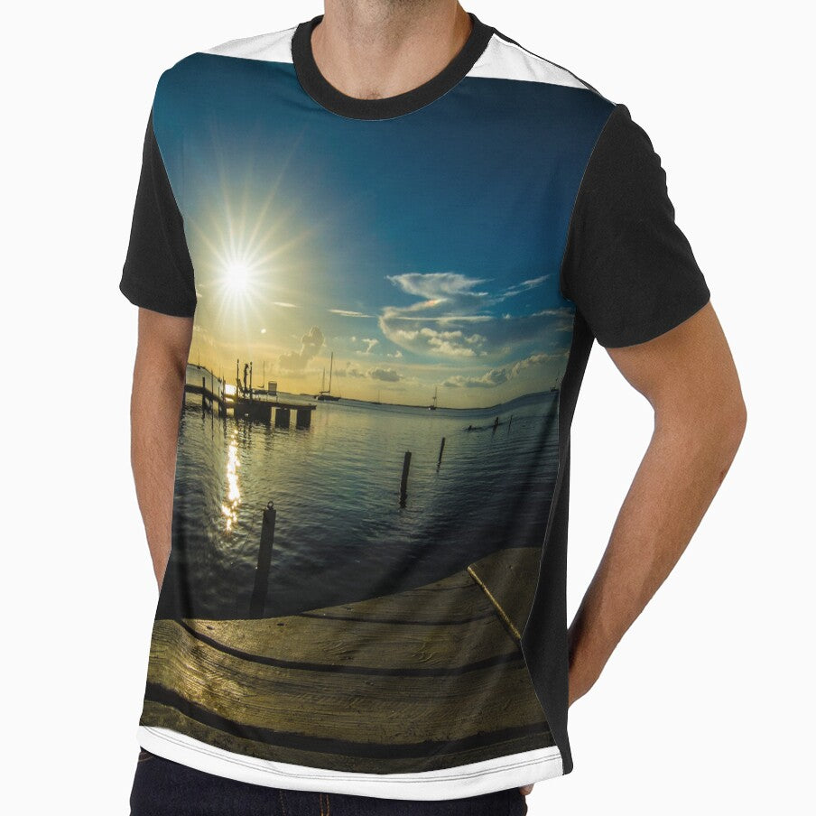 key largo on dock sunset by fineartbyK