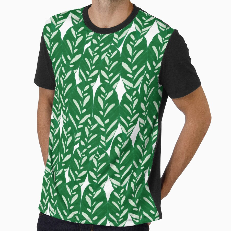 Calathea Plant Print Pattern by FortFortuity