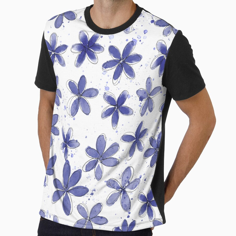 Floral Pattern #6 | Blue by RebeccaFlaherty