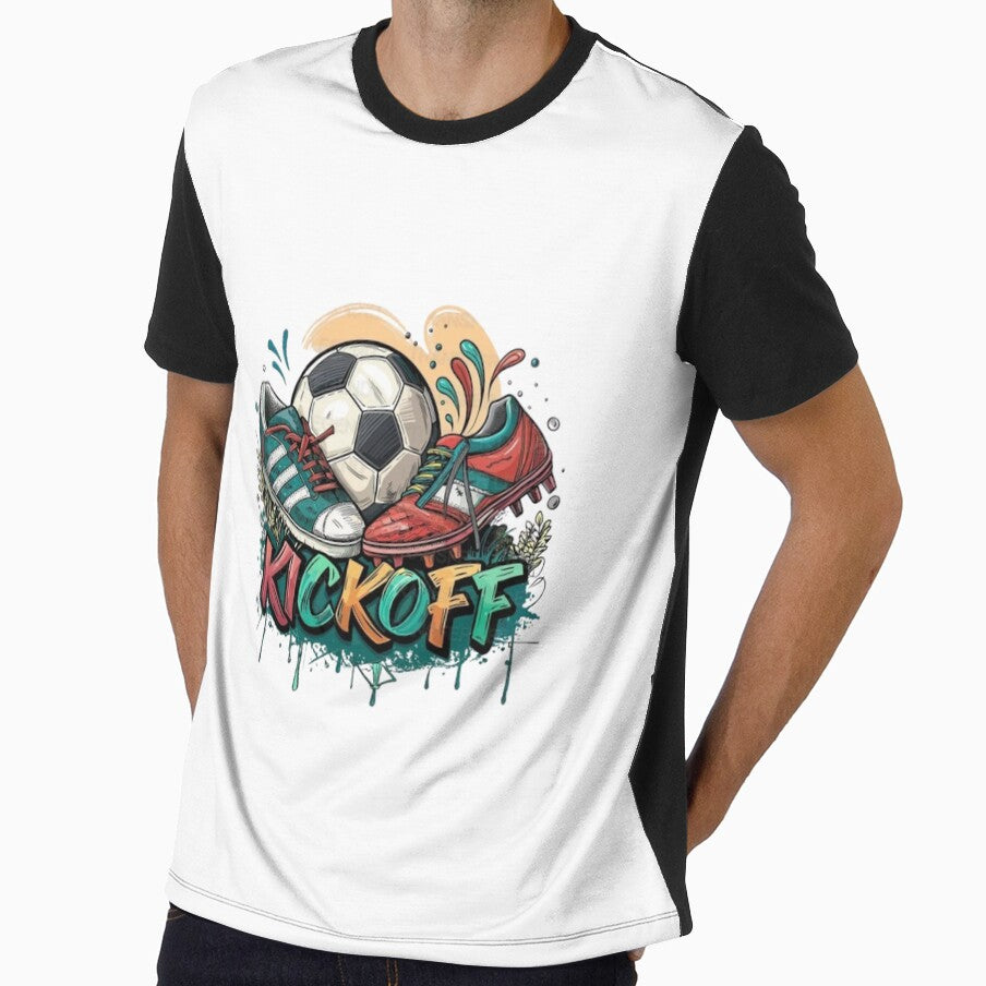 Soccer Kickoff Illustration with Cleats and Ball by Bulk store