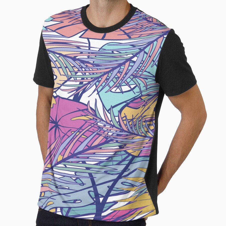 Banana and Palm Leaf Pattern by calibrit