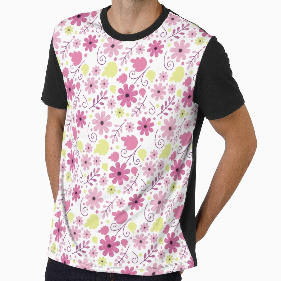 Pastel Pink Floral by DenelleGui