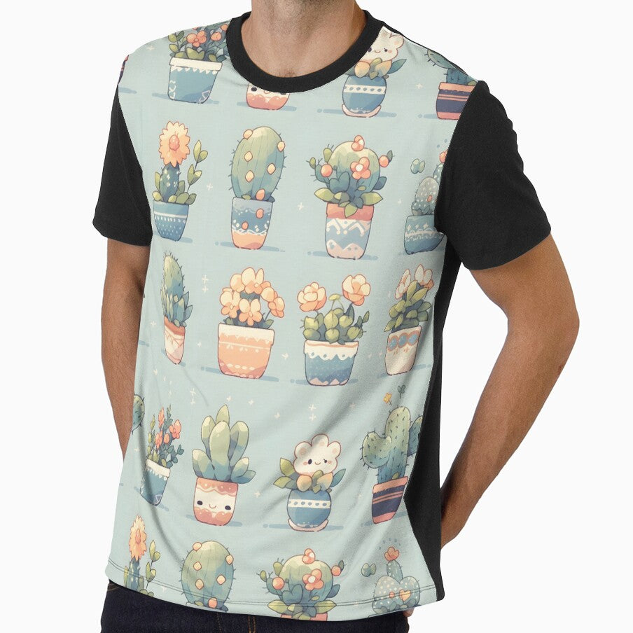 Kawaii Adorable Cactus Kawaii Pretty Cactusses Pattern by 18tokwa
