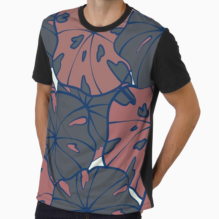 Colorful Wild Tropical Leaves Pattern by GraphicsClub