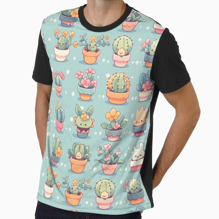 Cactus Kawaii Pretty Cactusses Loveable Bright by 18tokwa