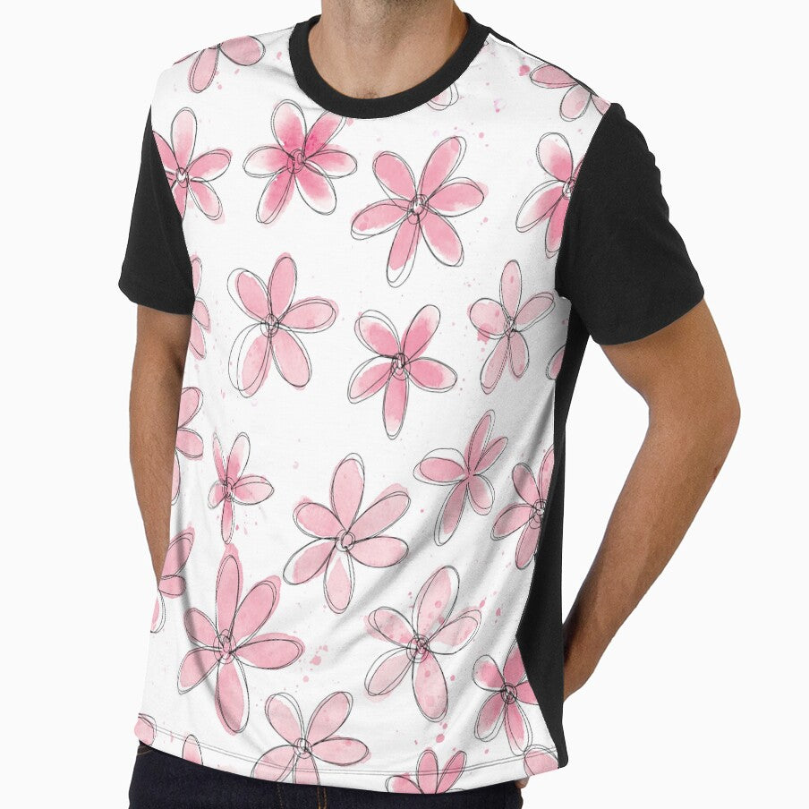 Floral Pattern #6 | Blush Pink by RebeccaFlaherty