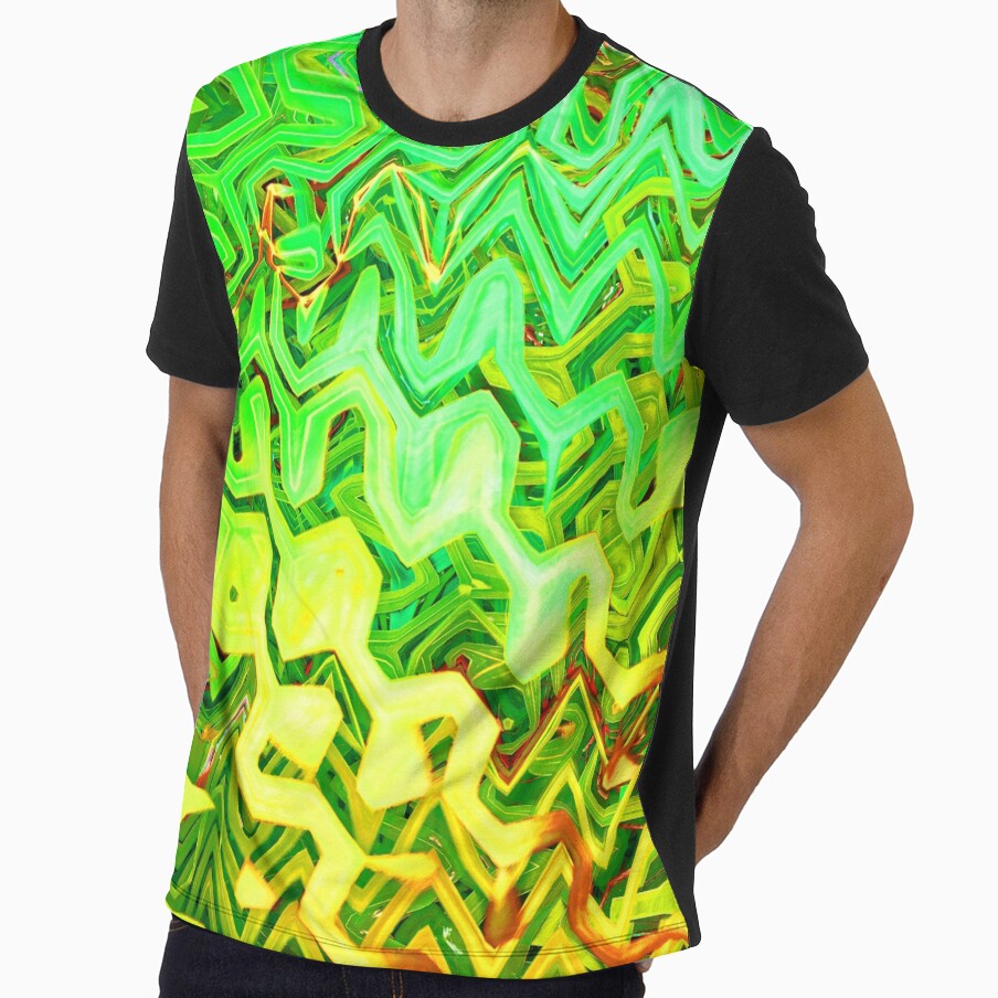 Hippie Style Tropical Colors Abstract Botanical Fruity Lemon and Lime Shades 2 of 4 by Beachy