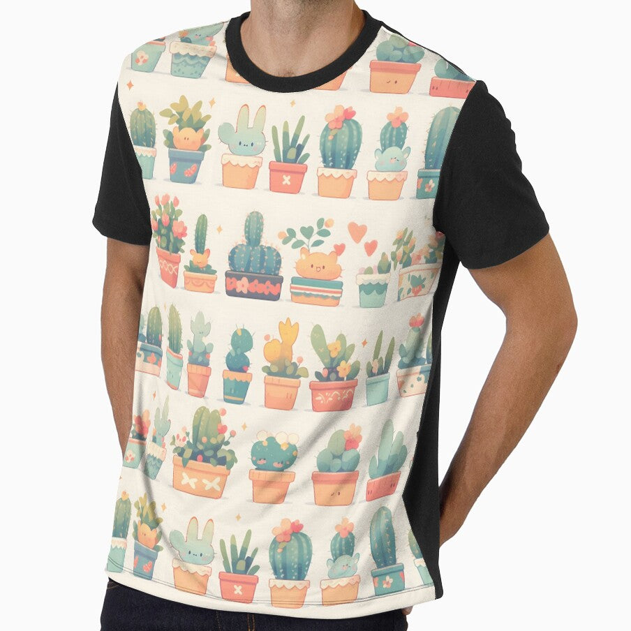 PrettyCactus Kawaii Cactusses Pattern by 18tokwa