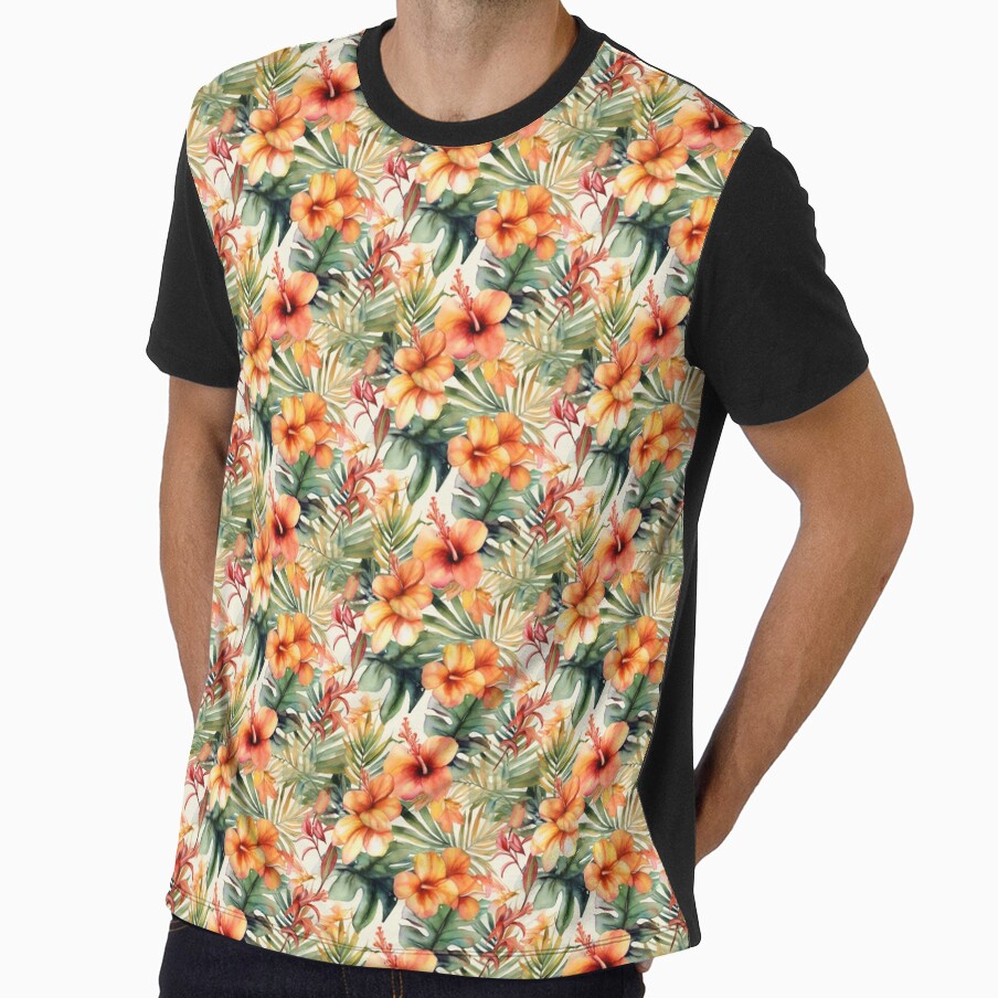 Watercolor Flower Paradise by PixelPatchwork