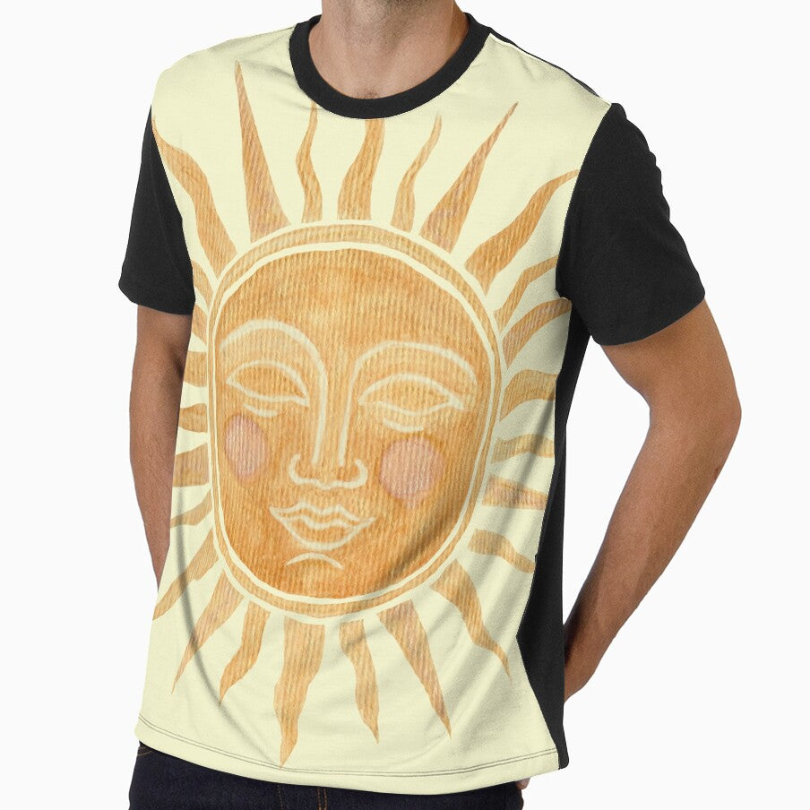Terracotta Sun Dream - Soft Vintage Yellow Ground by Piret Victoria Ribas