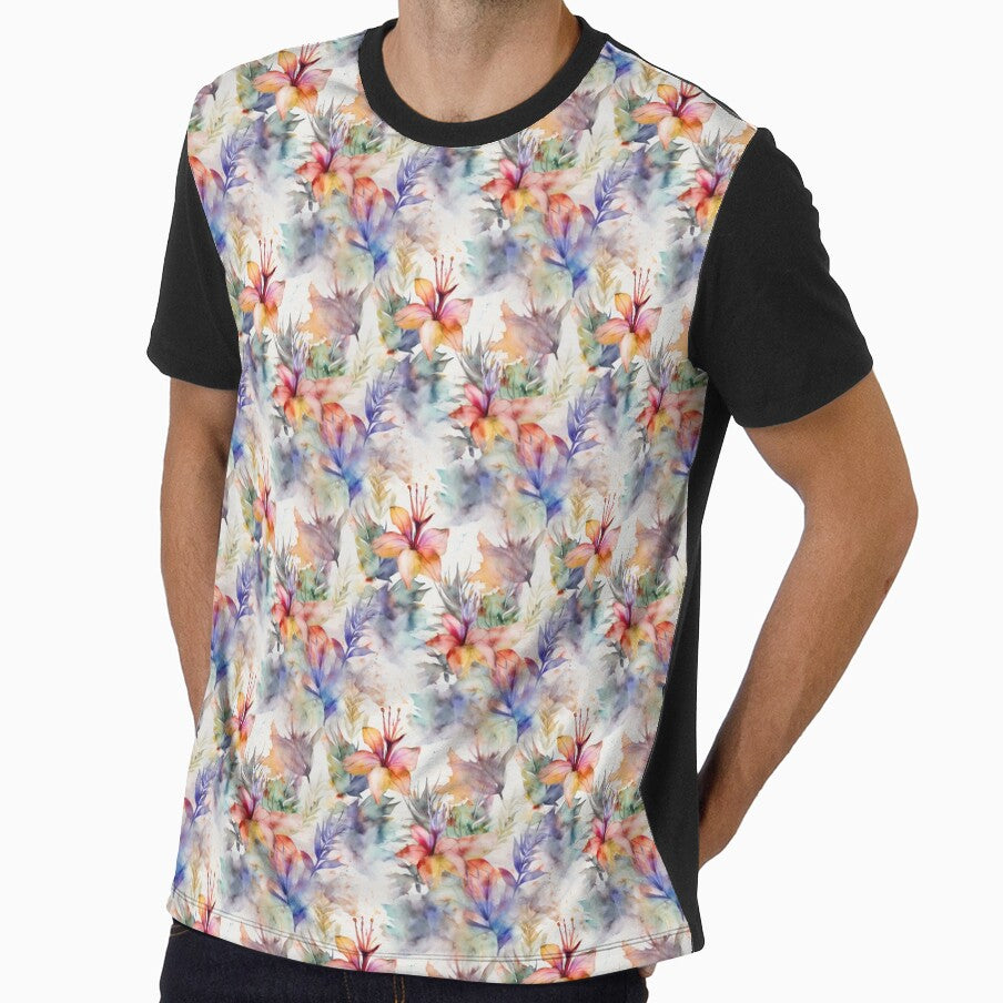 Tropical Watercolor Garden by PixelPatchwork