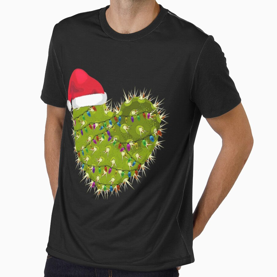 Cactus Heart Christmas Tree Lights by StarcyWol