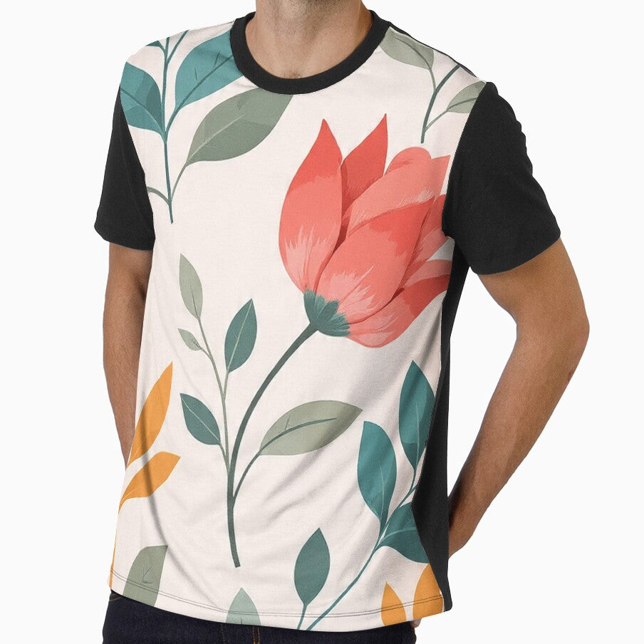 Earthy Vintage Blooms Botanical Pattern by Qurratul Sadia