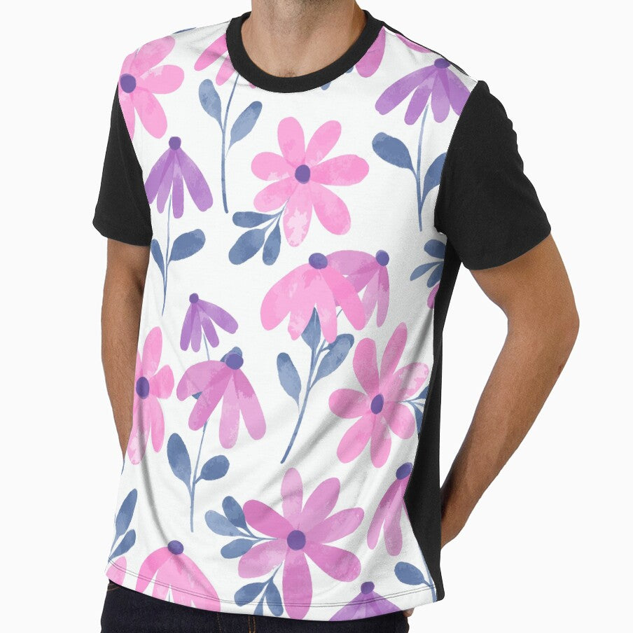 Bright Watercolor Floral Pattern by Etherfolk