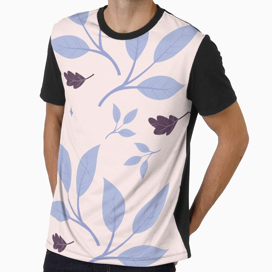 Stylish Beutifull Leaf Pattern by Creative Tee Store