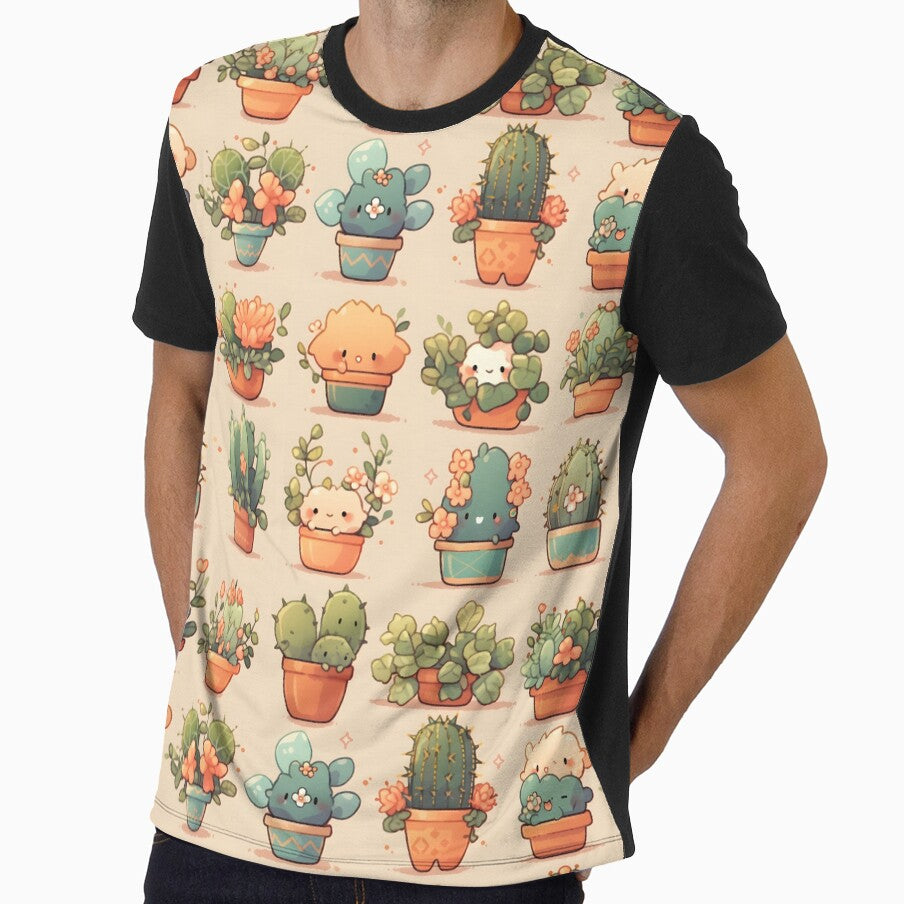 Kawaii Pretty Cactusses Pattern by 18tokwa