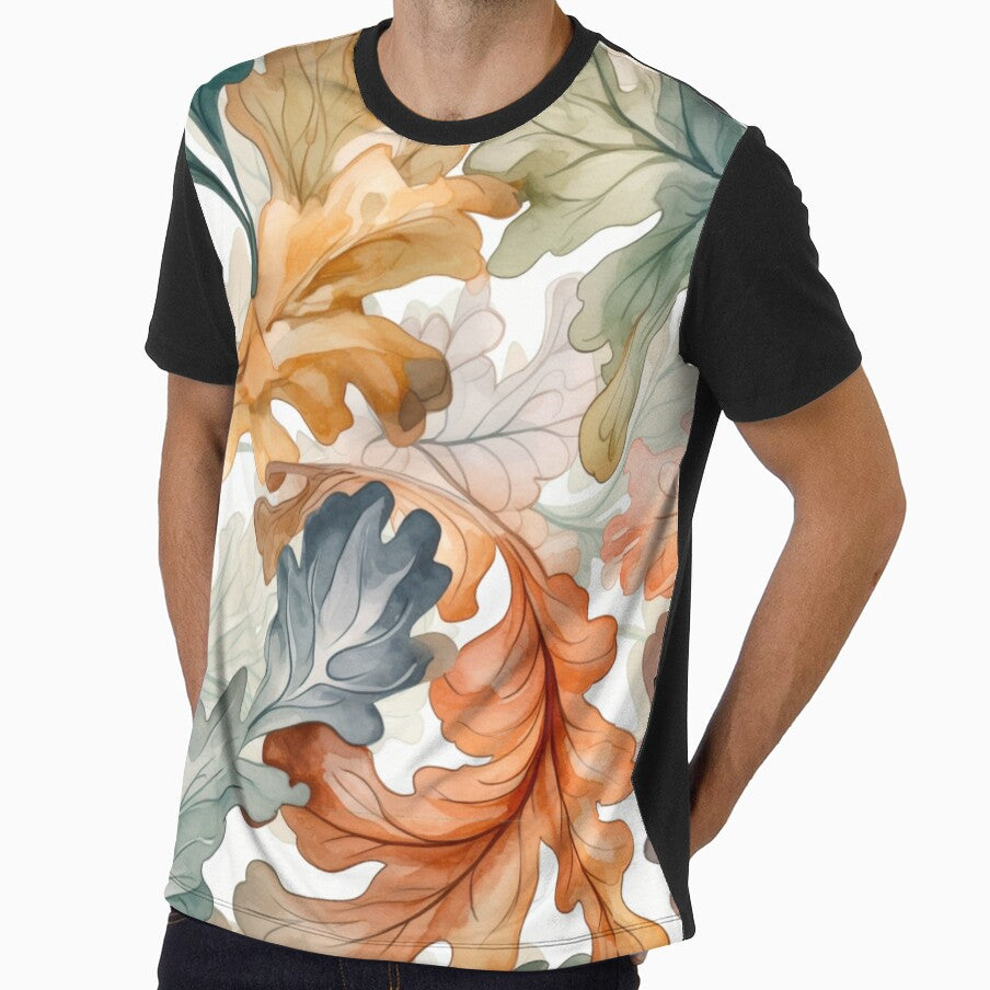 Beautiful Autumn colored Oak Leaf Print by PaperieJennifer