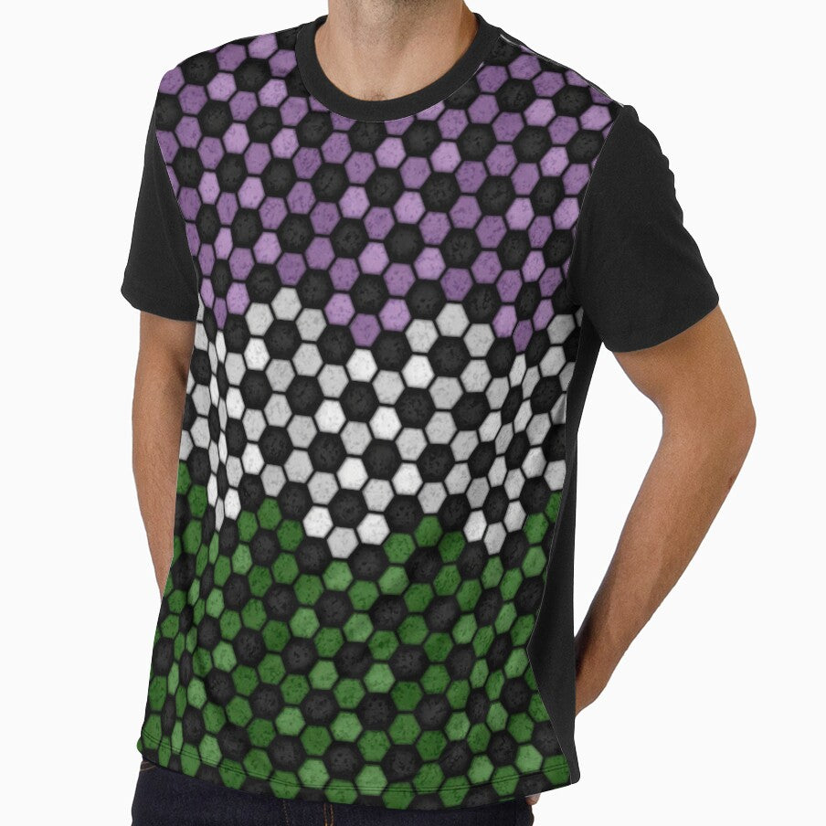 Seamless Football Pattern in Genderqueer Pride Flag Colors by LiveLoudGraphic