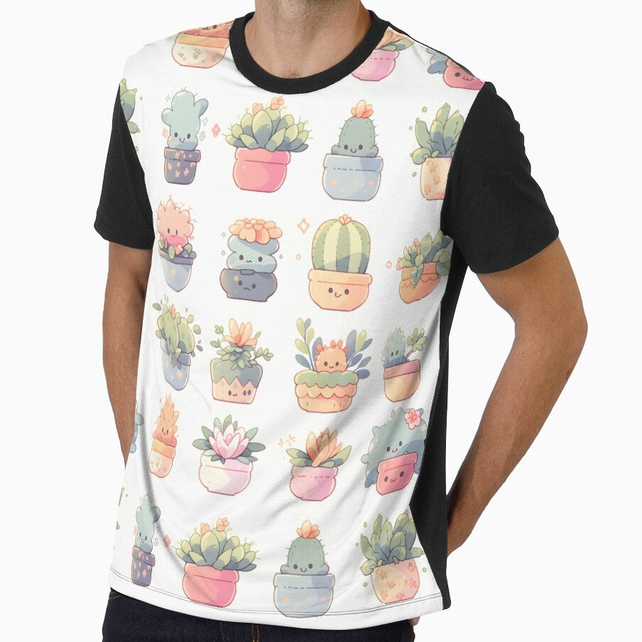 Pattern of Kawaii and Cute Adorable Cactus Kawaii Pretty Cactusses by 18tokwa