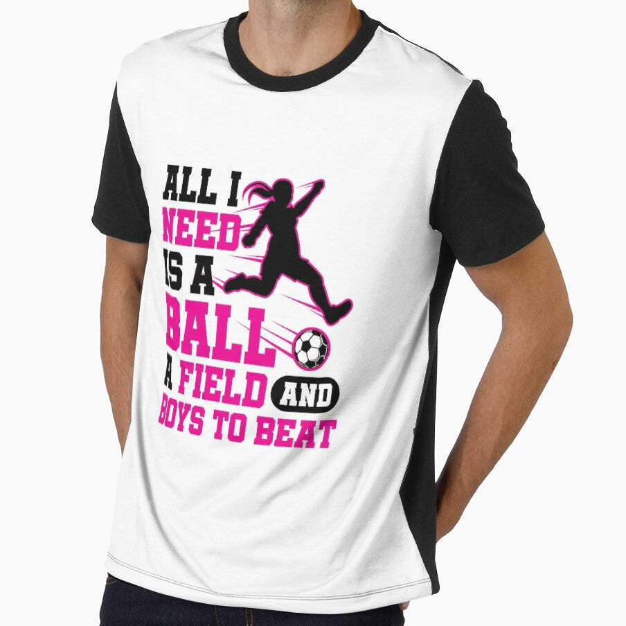 Girls Soccer Shirt - This Princess Wears Soccer Cleats by redbehren