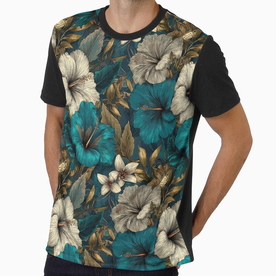 Elegant Tropical Flower  - Flower Garden Pattern  - Fathers Day Ideas by RoyalStarsPatts