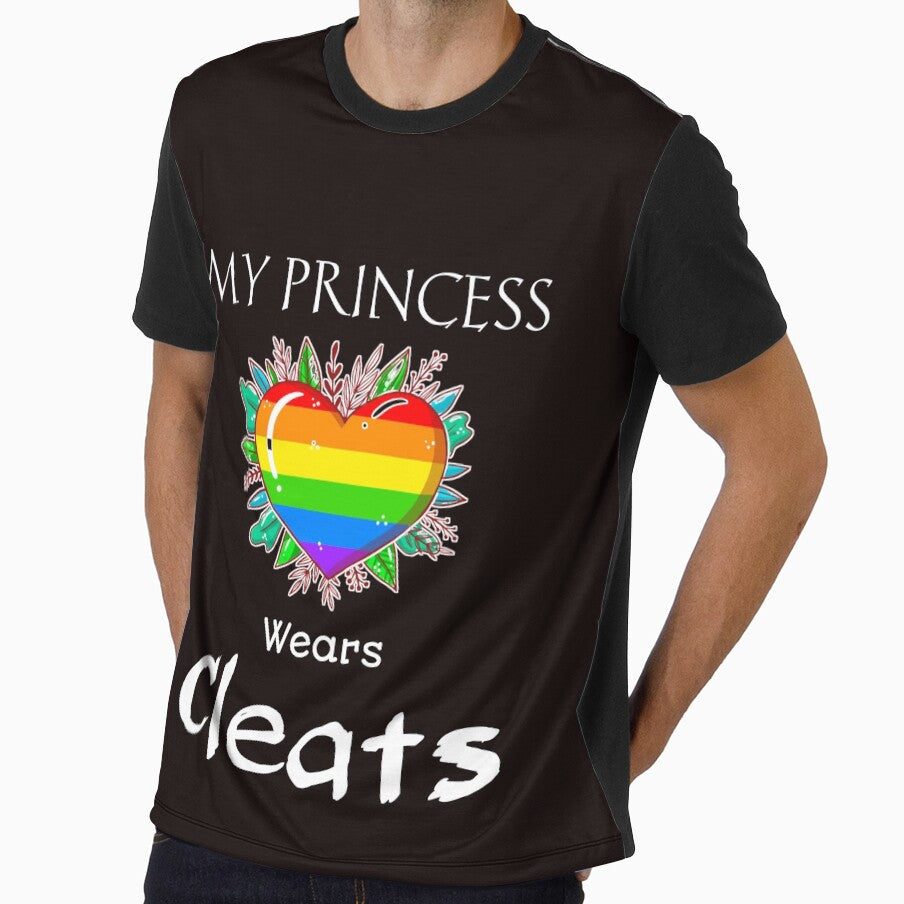 My Princess Wears Cleats T-shirt, Softball Mom Shirt, Dad Baseball Player,soccer t-shirts,Slim Fit T-Shirt by Essakhi12
