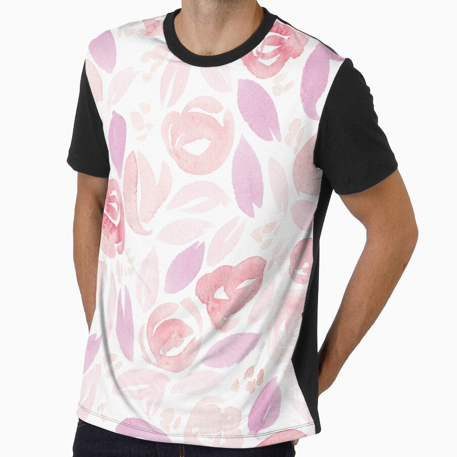 Floral Pattern #2 | Pink Purple Palette by RebeccaFlaherty