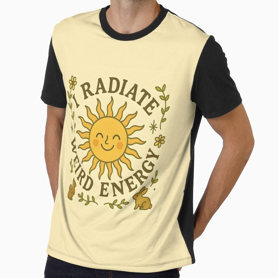Radiate Weird Energy – Whimsical Cottagecore Sun Design by CreativeGarage