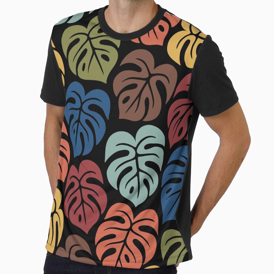 Tropical Monstera Pattern by tonymagnerart
